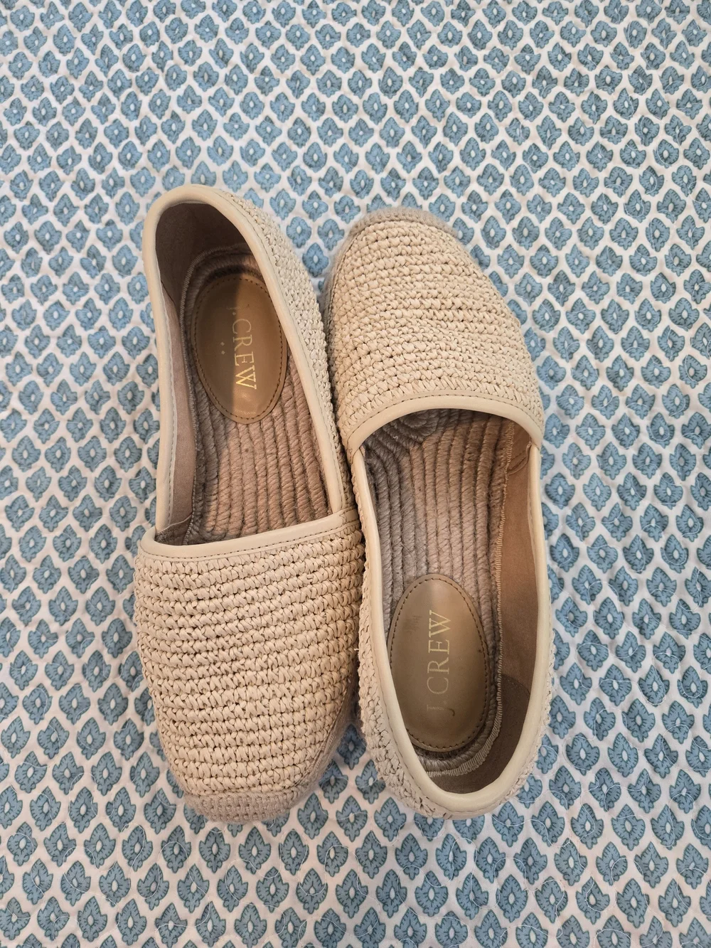 J. Crew woven jute